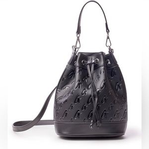 Glamaholic Medium Black Bucket Bag